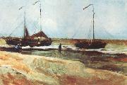 Vincent Van Gogh Beach at Scheveningen in Calm Weather (nn04) oil on canvas
